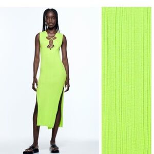 Brand new Zara dress with slit